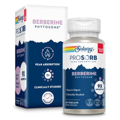 SOLARAY Berberine Phytosome bottle showing 60 servings