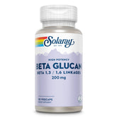 Solaray Beta Glucan Supplements bottle label
