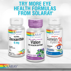 Ingredients: bilberry anthocyanosides and lutein