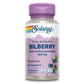 SOLARAY Bilberry Extract 160 mg bottle front view
