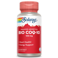 SOLARAY Bio CoQ-10 100 mg bottle front label