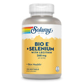 Bottle of Solaray Bio E with Selenium Vitamin E 400 IU softgels