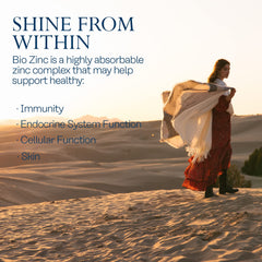 Chelated zinc complex illustration