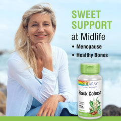 SOLARAY Black Cohosh 540 mg bottle with packaging