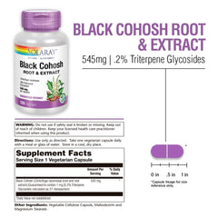 Product label showing ingredients and potency