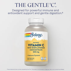 Buffered Vitamin C 500mg with calcium and magnesium for gentle digestion