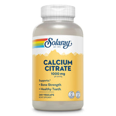 Solaray Calcium Citrate 1000mg bottle front view