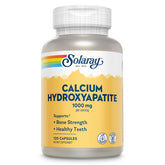 Bottle of Solaray Calcium Hydroxyapatite 1000mg capsules