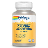 SOLARAY Calcium Magnesium bottle showing 2:1 ratio