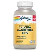 SOLARAY Calcium Magnesium Zinc bottle with label