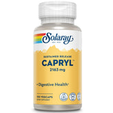 SOLARAY Capryl bottle front showing 16 servings for gut support