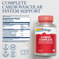 Close-up of Red Yeast Rice and Guggul ingredients used in SOLARAY Cardio Complete