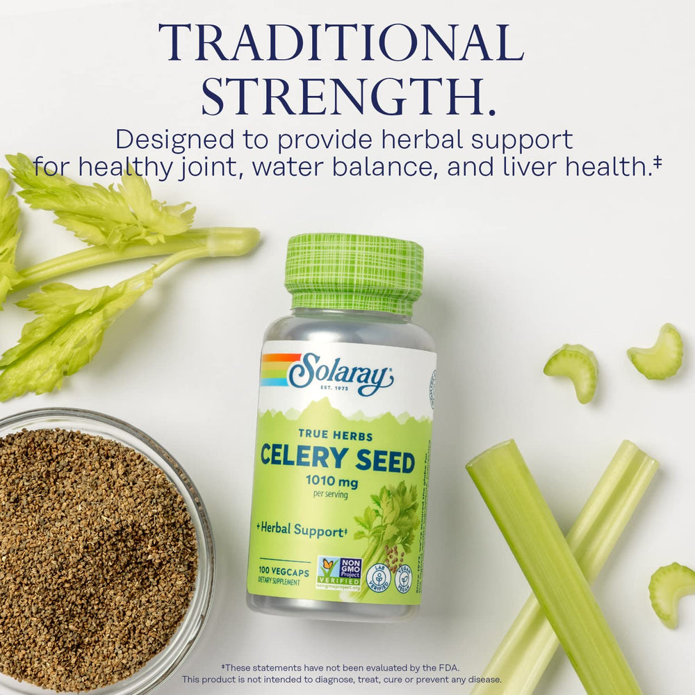 Celery seeds and capsules product photo