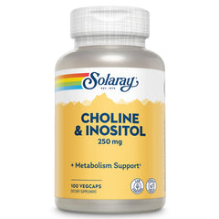 SOLARAY Choline & Inositol 250 mg bottle front