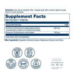 Vegetarian cinnamon capsules