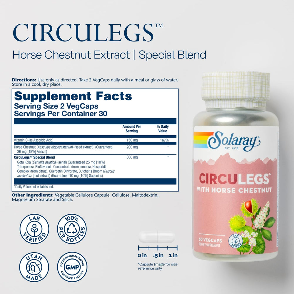CircuLegs blend with Gotu Kola and bioflavonoids