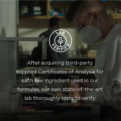 Nutrition facts panel showing 200 mg CoQ-10 Phytosome per capsule