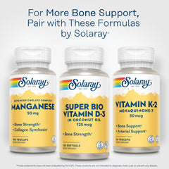 Lab verification seal and sustainability icons for Solaray D3