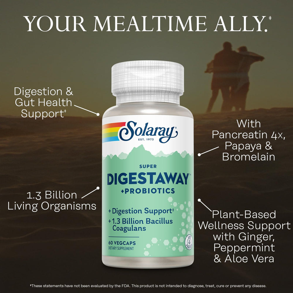 SOLARAY Digestaway bottle and packaging
