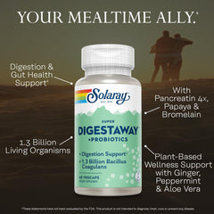 SOLARAY Digestaway bottle and packaging