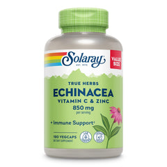 SOLARAY Echinacea with Vitamin C and Zinc 850mg per 2-capsule serving
