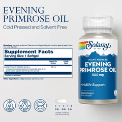 Close-up of Evening Primrose Oil softgel capsules