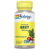 Solaray fermented beet root extract bottle – front view