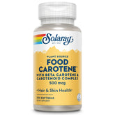 SOLARAY Food Carotene 10000 IU for healthy skin and eyes