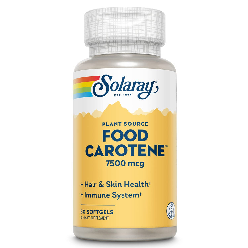 SOLARAY Food Carotene 50 count bottle
