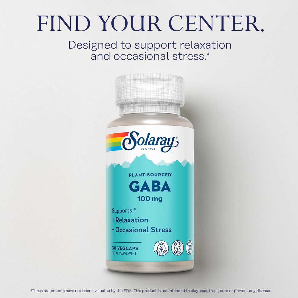 Fermented barley-derived GABA source for the SOLARAY supplement