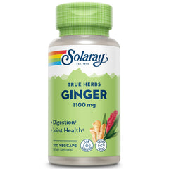 SOLARAY Ginger Root 1100mg bottle on white background