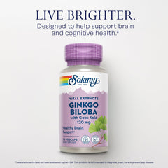 Ginkgo Biloba with Gotu Kola supplement packaging