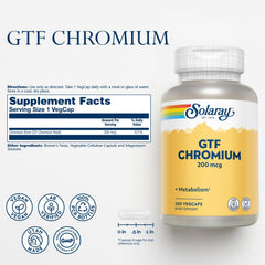 Chromium GTF 200 mcg capsules