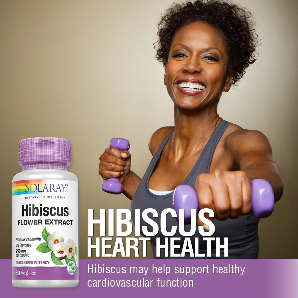 Packaging for SOLARAY Hibiscus Flower Extract Capsules