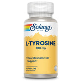 Solaray L-Tyrosine 500 mg Veg Cap bottle - front view