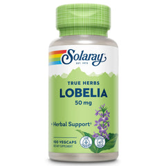 SOLARAY Lobelia Aerial 50mg bottle