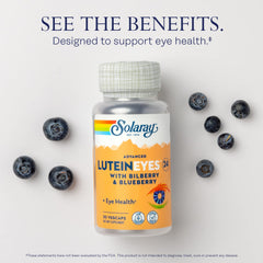 Lutein Eyes Blend ingredients: spinach, blueberry, rosemary