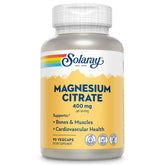 SOLARAY Magnesium Citrate 400mg bottle label