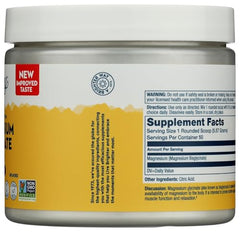 Eco-friendly bottle packaging for SOLARAY Magnesium Glycinate Powder