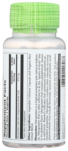 Mangosteen fruit capsules close-up