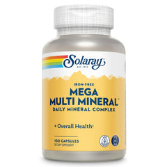 SOLARAY Mega Multi Mineral bottle with label