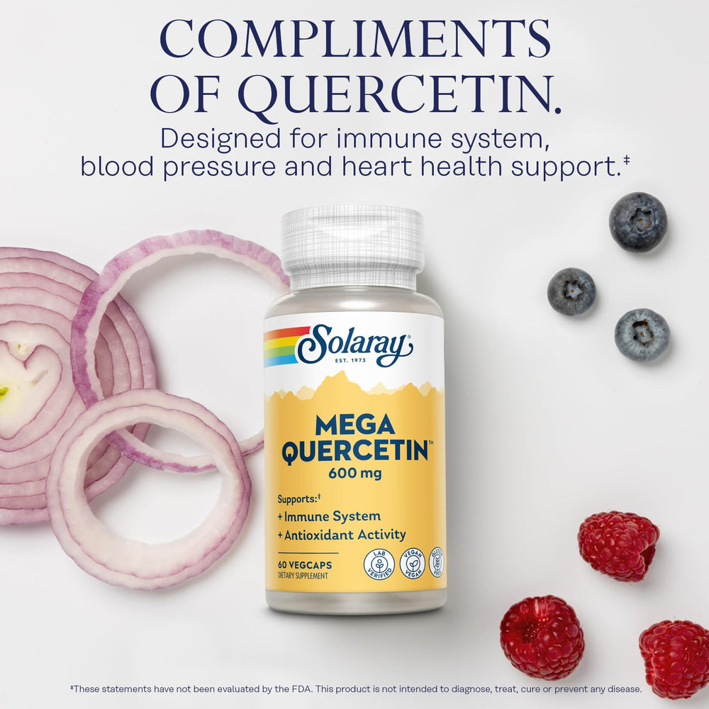 Quercetin with bioflavonoids illustration for immune and antioxidant support