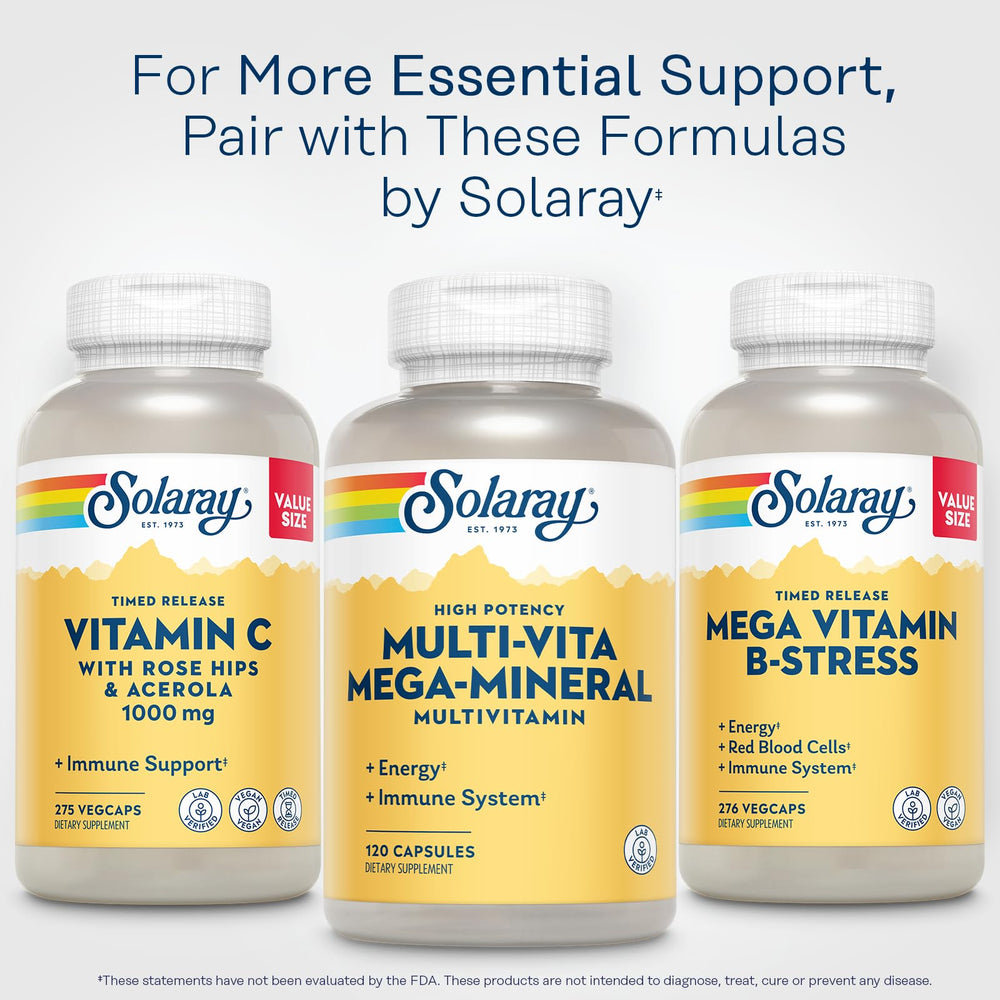 60-day guarantee badge on the SOLARAY Multivitamin product page