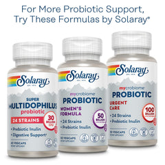 Travel-friendly packaging of SOLARAY probiotic
