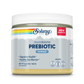 SOLARAY Mycrobiome Prebiotic Powder bottle and scoop
