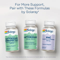 30 vegetarian capsules of SOLARAY nattokinase