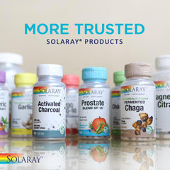 Lifestyle image featuring Solaray Nettle Leaf 900 mg bottle