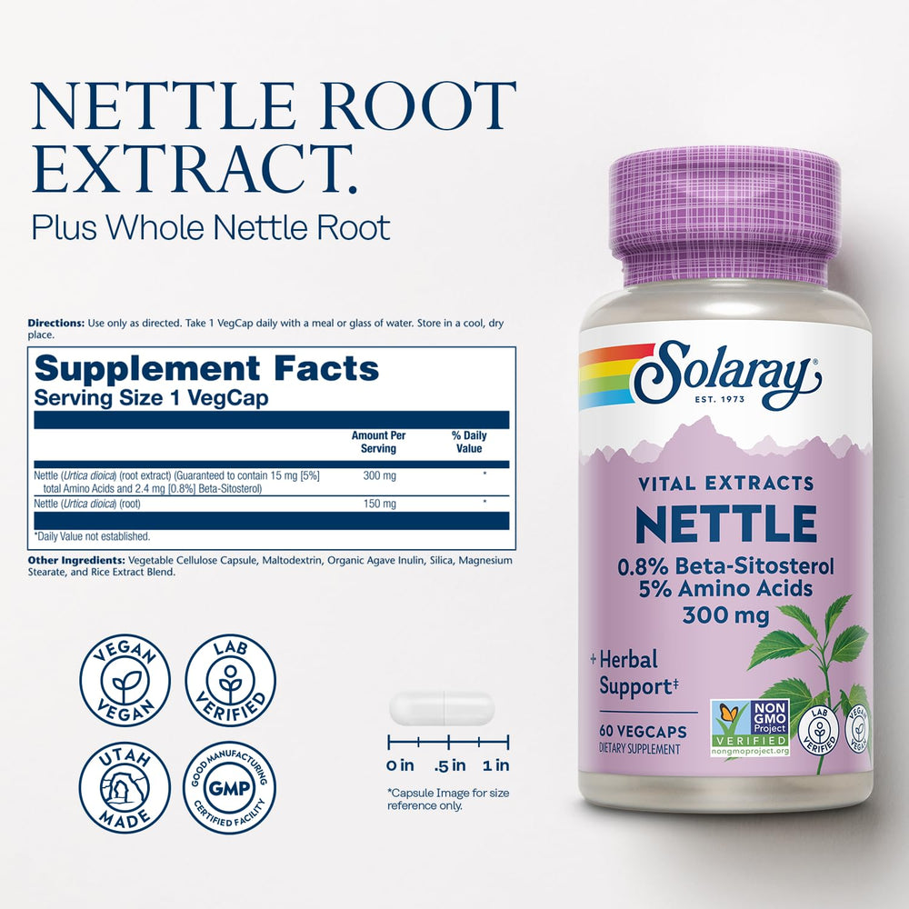 Label showing beta-sitosterol content per serving