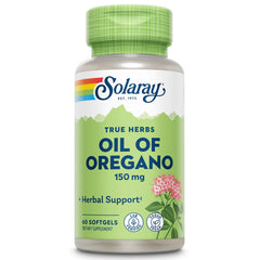SOLARAY Oil of Oregano Softgels 150 mg bottle
