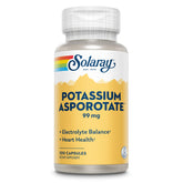 Solaray Potassium Asporotate 99 mg bottle, 200 count
